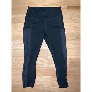 Fabletics Women's Cropped Leggings - Size Small - Dark Green